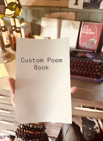 Custom Poem Book