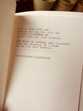 Dried Flower Typewritten Book of Poems